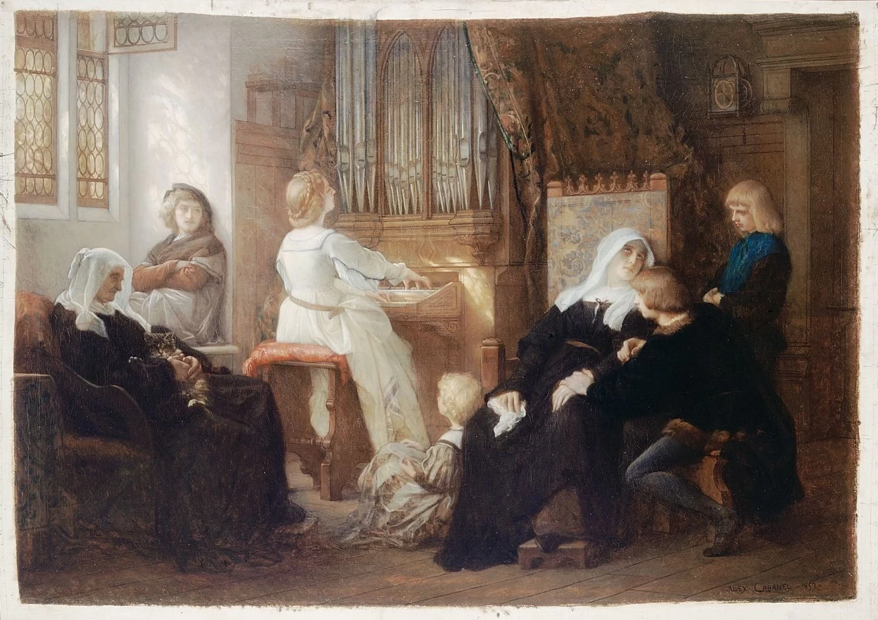 La vedova del maestro di cappella, 1859 - Musée des Beaux, Arts de la ville de Paris
